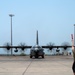 75th Expeditionary Airlift Squadron C-130 Takes Off for Mission Across Horn of Africa
