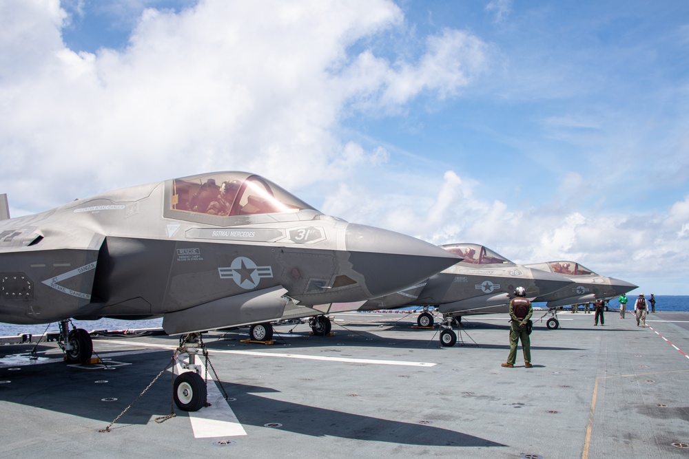 USS America (LHA 6) Conducts Flight Operations