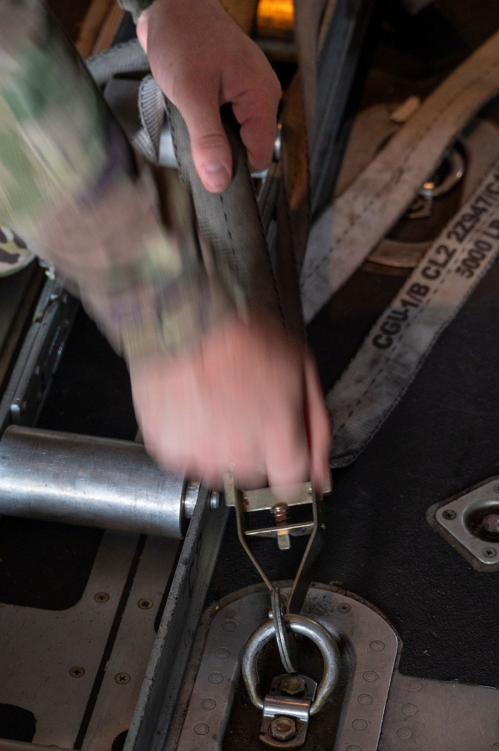 75th Expeditionary Airlift Squadron C-130 Takes Off for Mission Across Horn of Africa