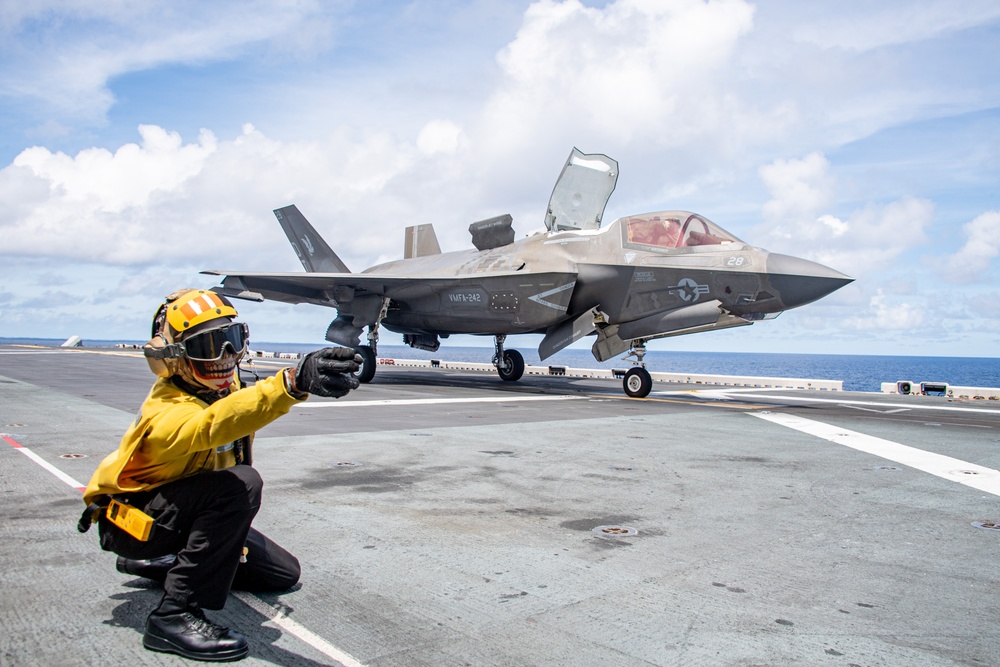USS America (LHA 6) Conducts Flight Operations