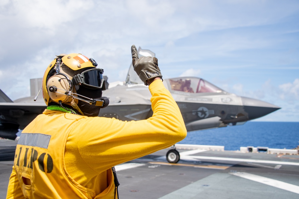 USS America (LHA 6) Conducts Flight Operations