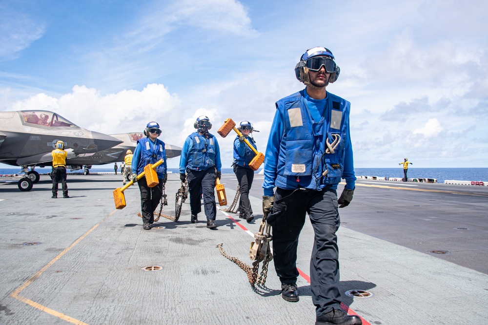USS America (LHA 6) Conducts Flight Operations
