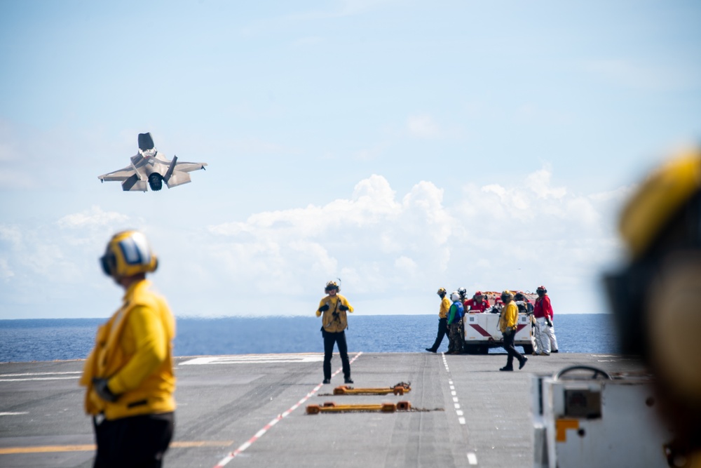 USS America (LHA 6) Conducts Flight Operations