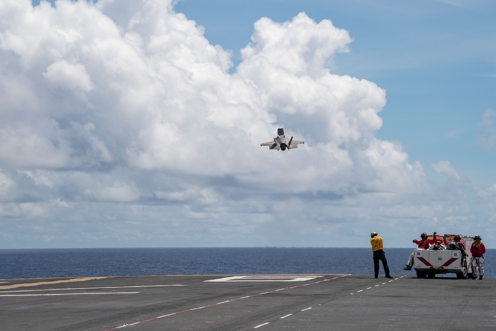 USS America (LHA 6) Conducts Flight Operations