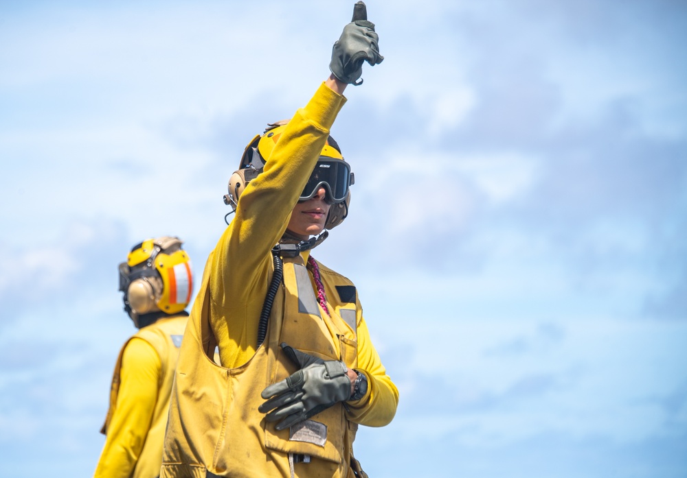 USS America (LHA 6) Conducts Flight Operations