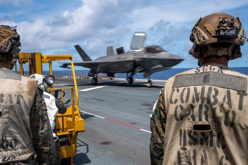 USS America (LHA 6) Conducts Flight Operations