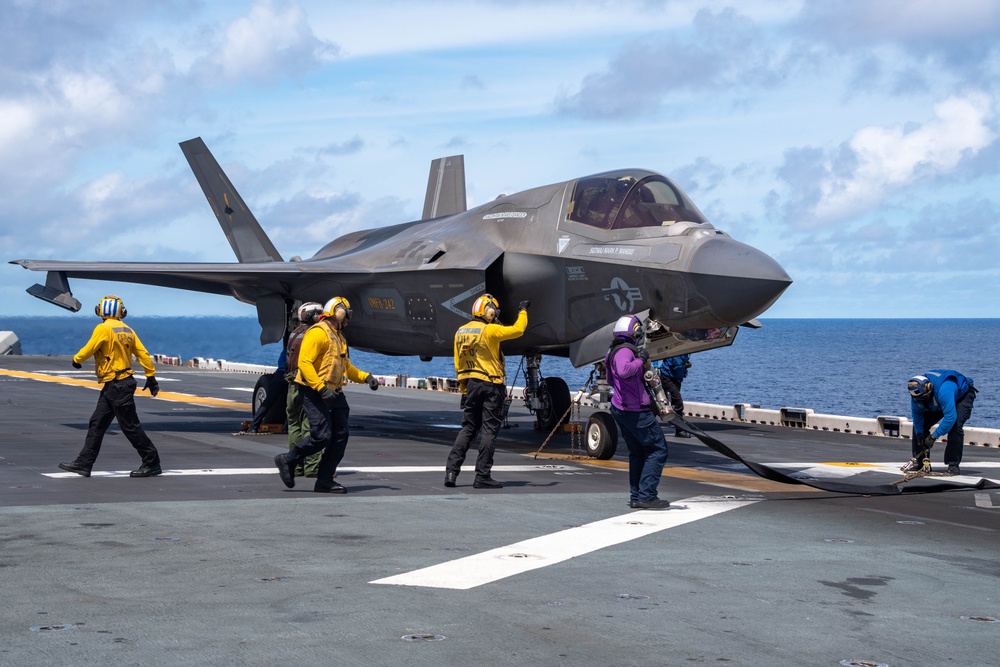 USS America (LHA 6) Conducts Flight Operations