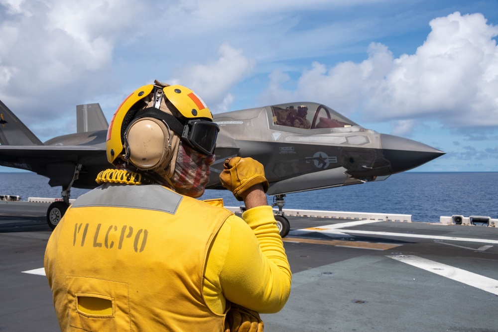 USS America (LHA 6) Conducts Flight Operations