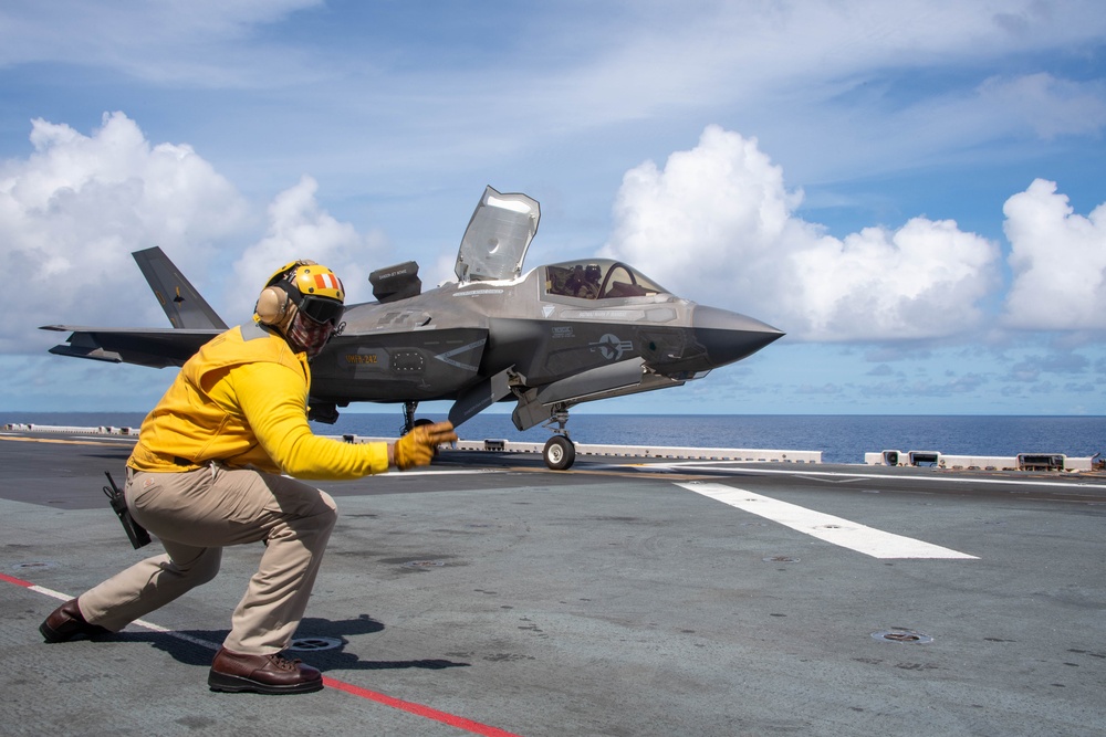 USS America (LHA 6) Conducts Flight Operations