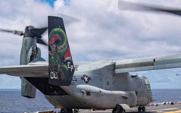 USS America (LHA 6) Conducts Flight Operations