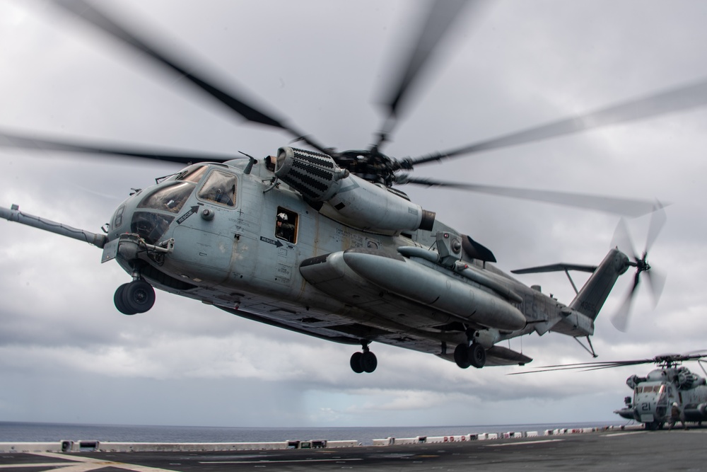 USS America (LHA 6) Conducts Flight Operations
