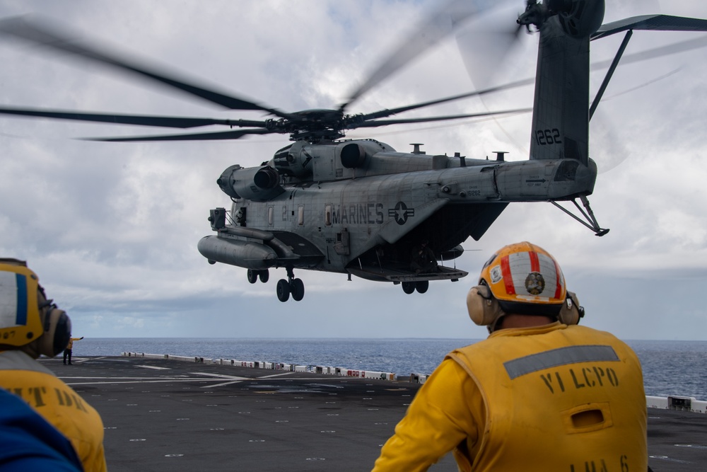 USS America (LHA 6) Conducts Flight Operations