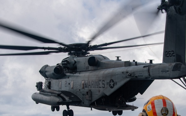 USS America (LHA 6) Conducts Flight Operations