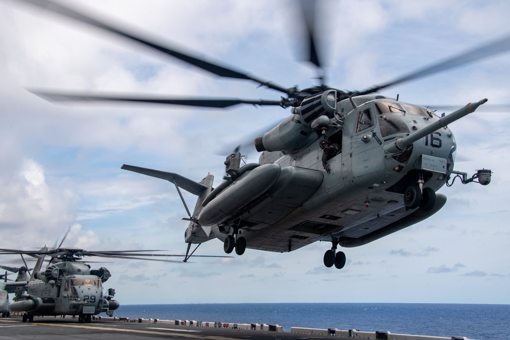 USS America (LHA 6) Conducts Flight Operations