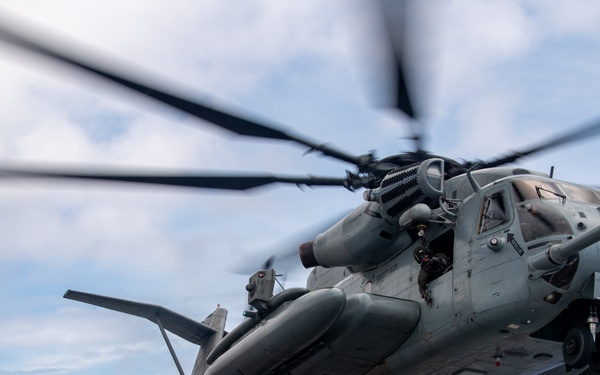 USS America (LHA 6) Conducts Flight Operations