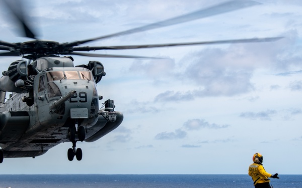 USS America (LHA 6) Conducts Flight Operations