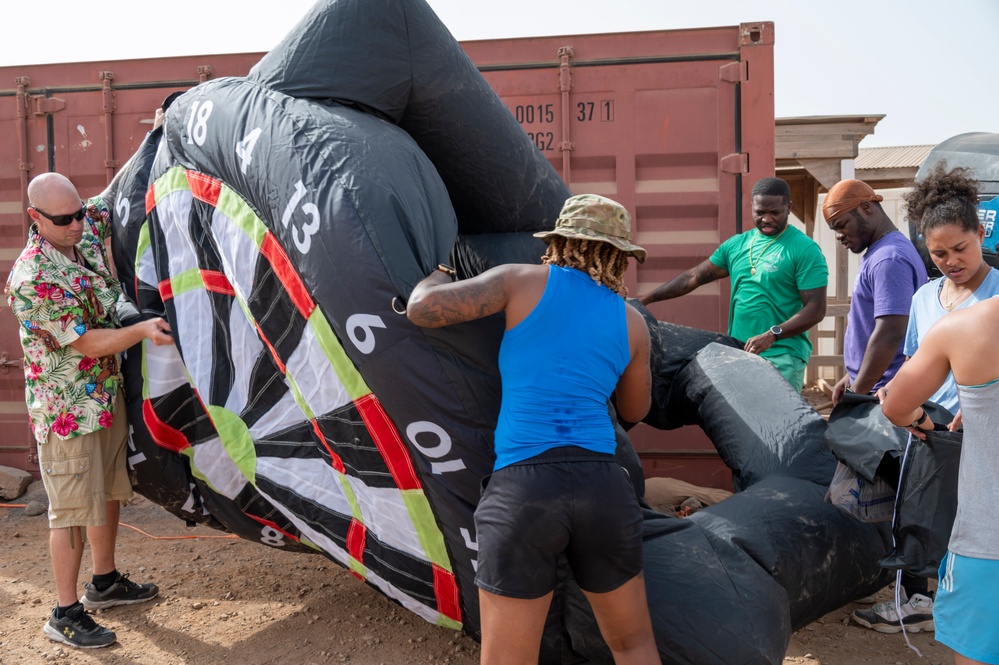 776th Expeditionary Air Base Squadron Hosts Independence Day Celebration at Chabelley Airfield