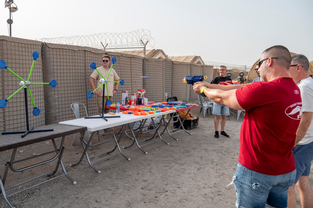 776th Expeditionary Air Base Squadron Hosts Independence Day Celebration at Chabelley Airfield