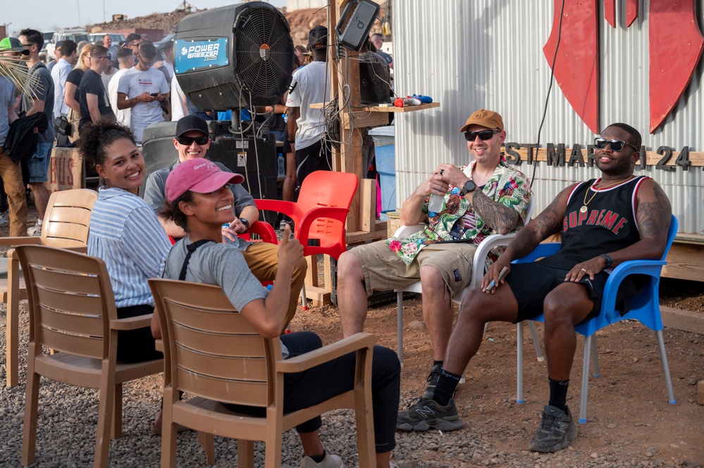 776th Expeditionary Air Base Squadron Hosts Independence Day Celebration at Chabelley Airfield