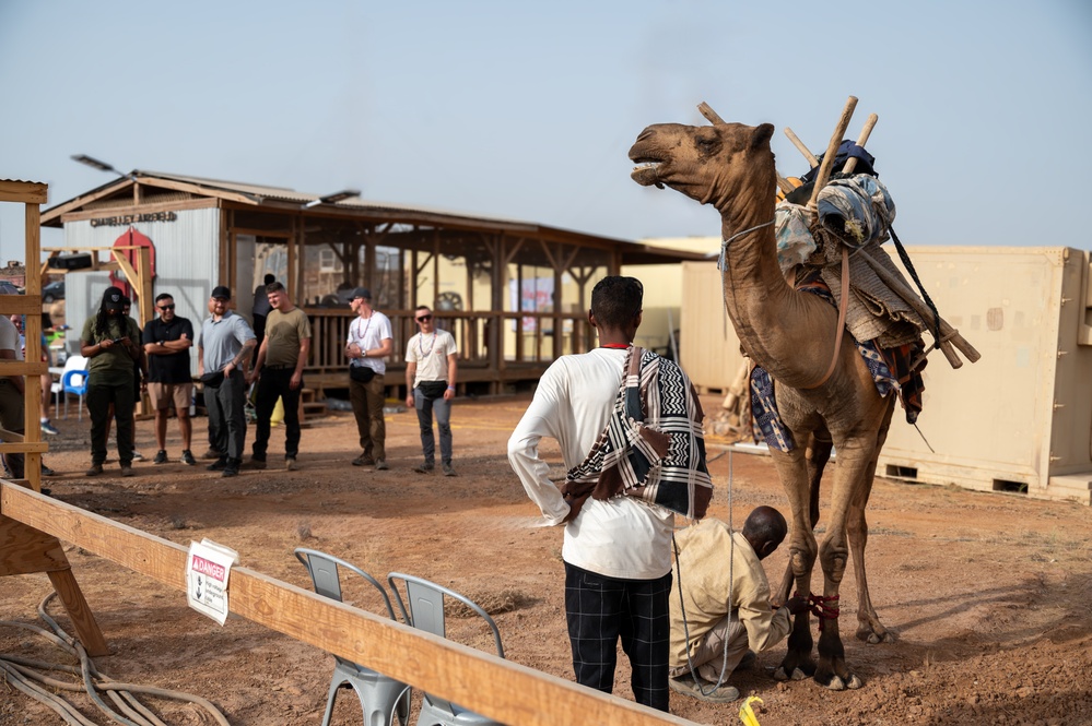776th Expeditionary Air Base Squadron Hosts Independence Day Celebration at Chabelley Airfield
