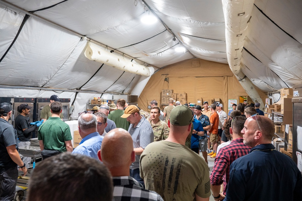 776th Expeditionary Air Base Squadron Hosts Independence Day Celebration at Chabelley Airfield