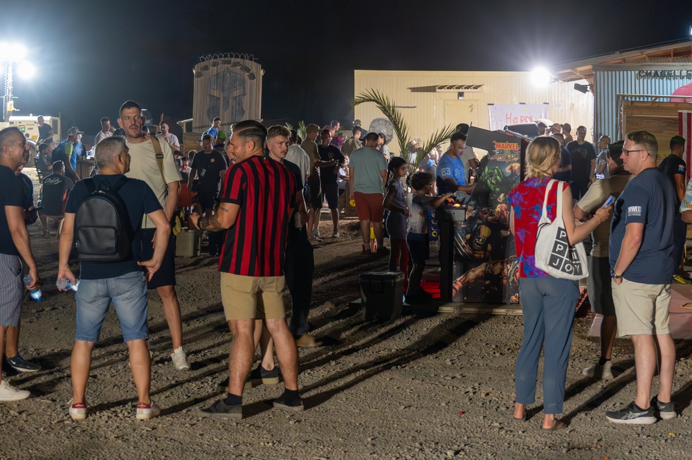 776th Expeditionary Air Base Squadron Hosts Independence Day Celebration at Chabelley Airfield