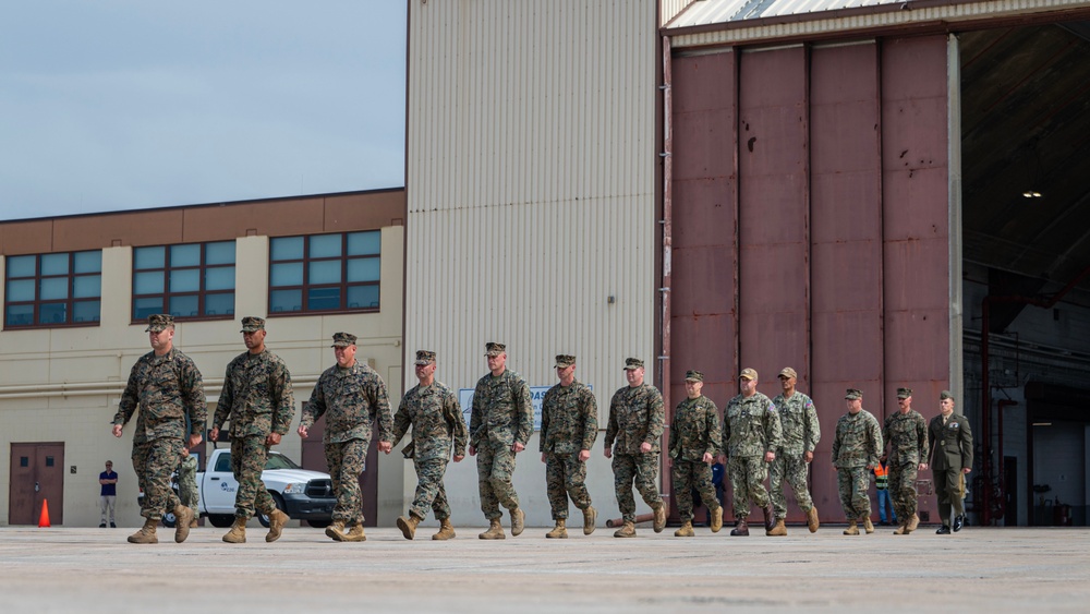 U.S. Marines honor fallen service member