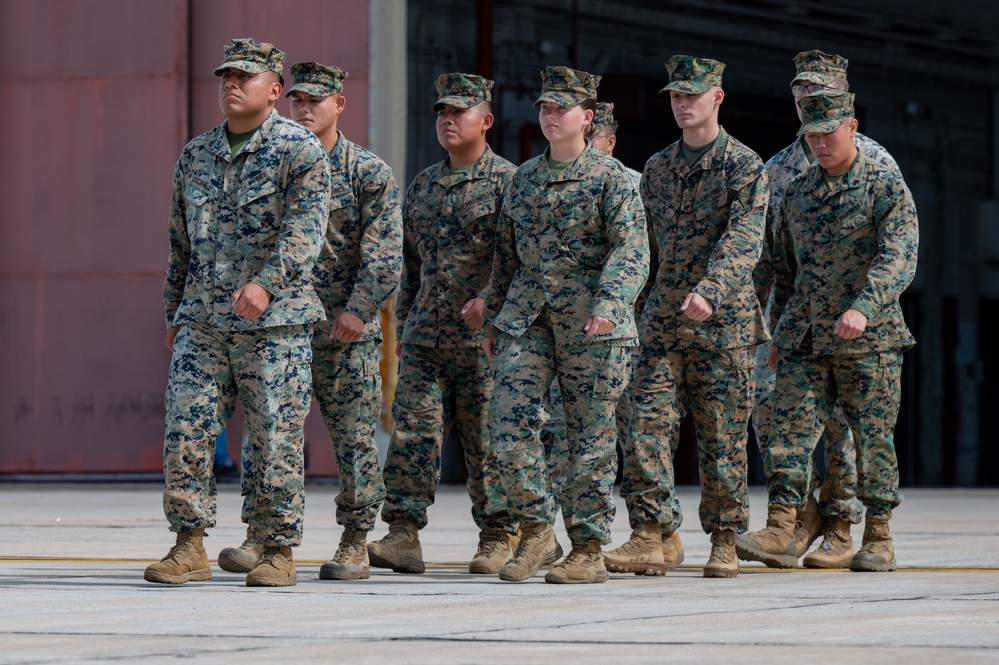 U.S. Marines honor fallen service member