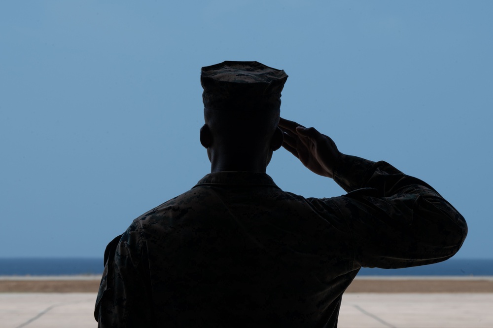 U.S. Marines honor fallen service member