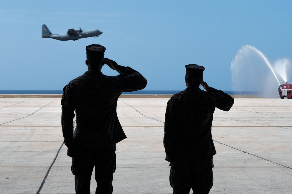 U.S. Marines honor fallen service member