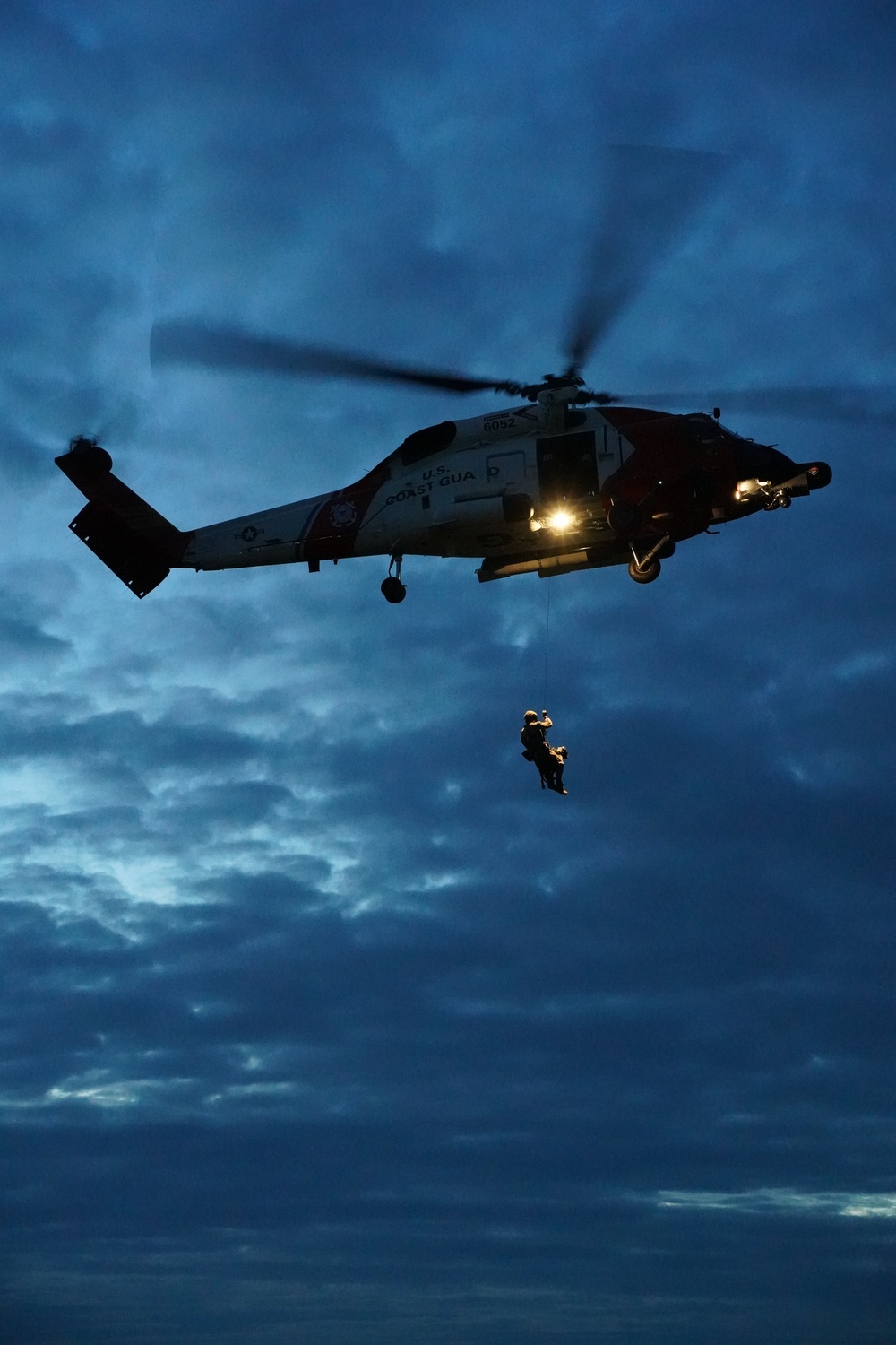 Coast Guard Maritime Security Response Team East K-9 Unit conducts training