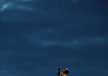 Coast Guard Maritime Security Response Team East K-9 Unit conducts training