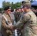 Pass and Review Ceremony for the Polish 10th Armor Cavalry Brigade