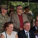 Pass and Review Ceremony for the Polish 10th Armor Cavalry Brigade