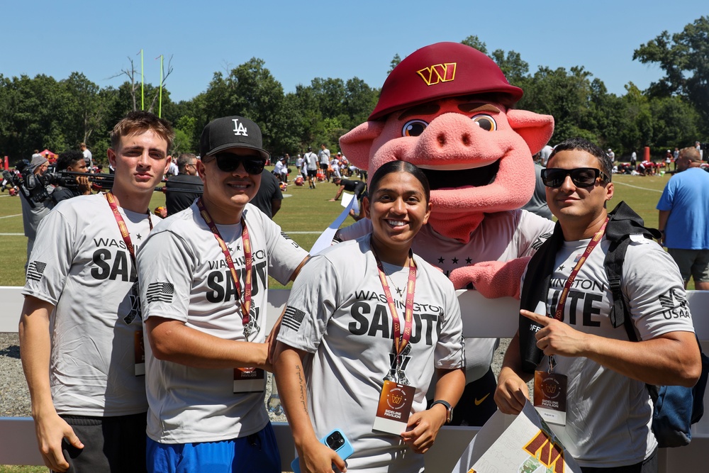 Washington Commanders Salute to Service Training Camp