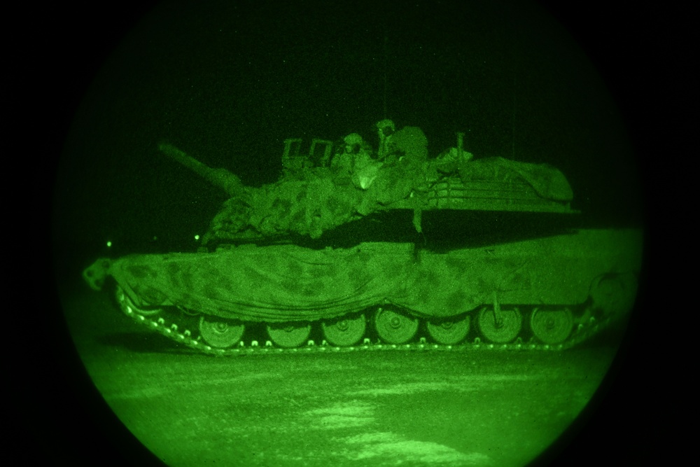 2nd Battalion, 7th Infantry Regiment: Tank Night Live Fire Exercise
