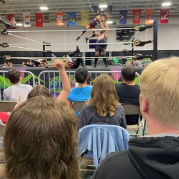 Fort Bragg Families Fired Up by Pro Wrestling Show