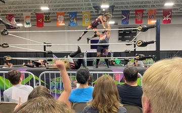 Fort Bragg Families Fired Up by Pro Wrestling Show