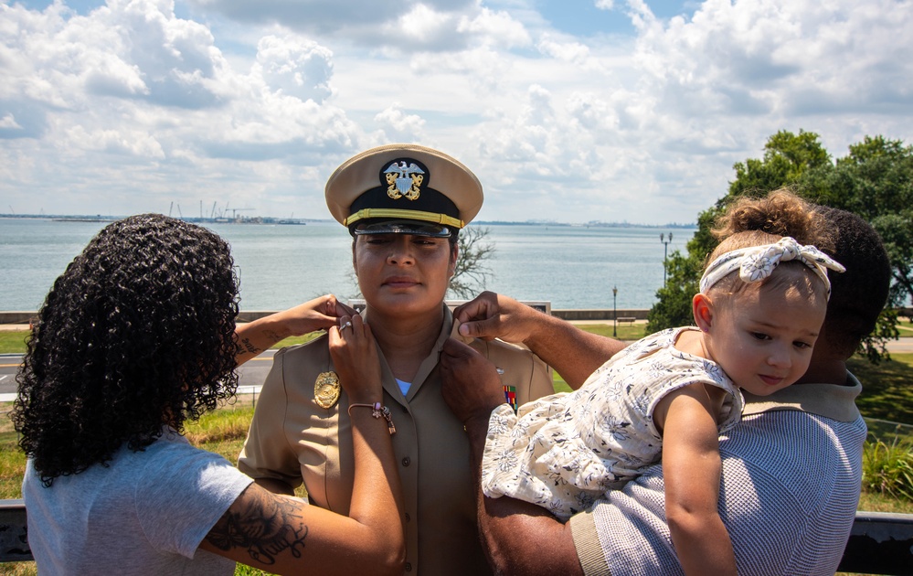 USS John C. Stennis (CVN 74) Holds Promotion