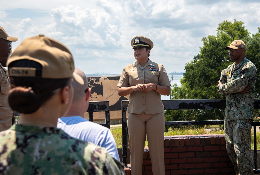 USS John C. Stennis (CVN 74) Holds Promotion