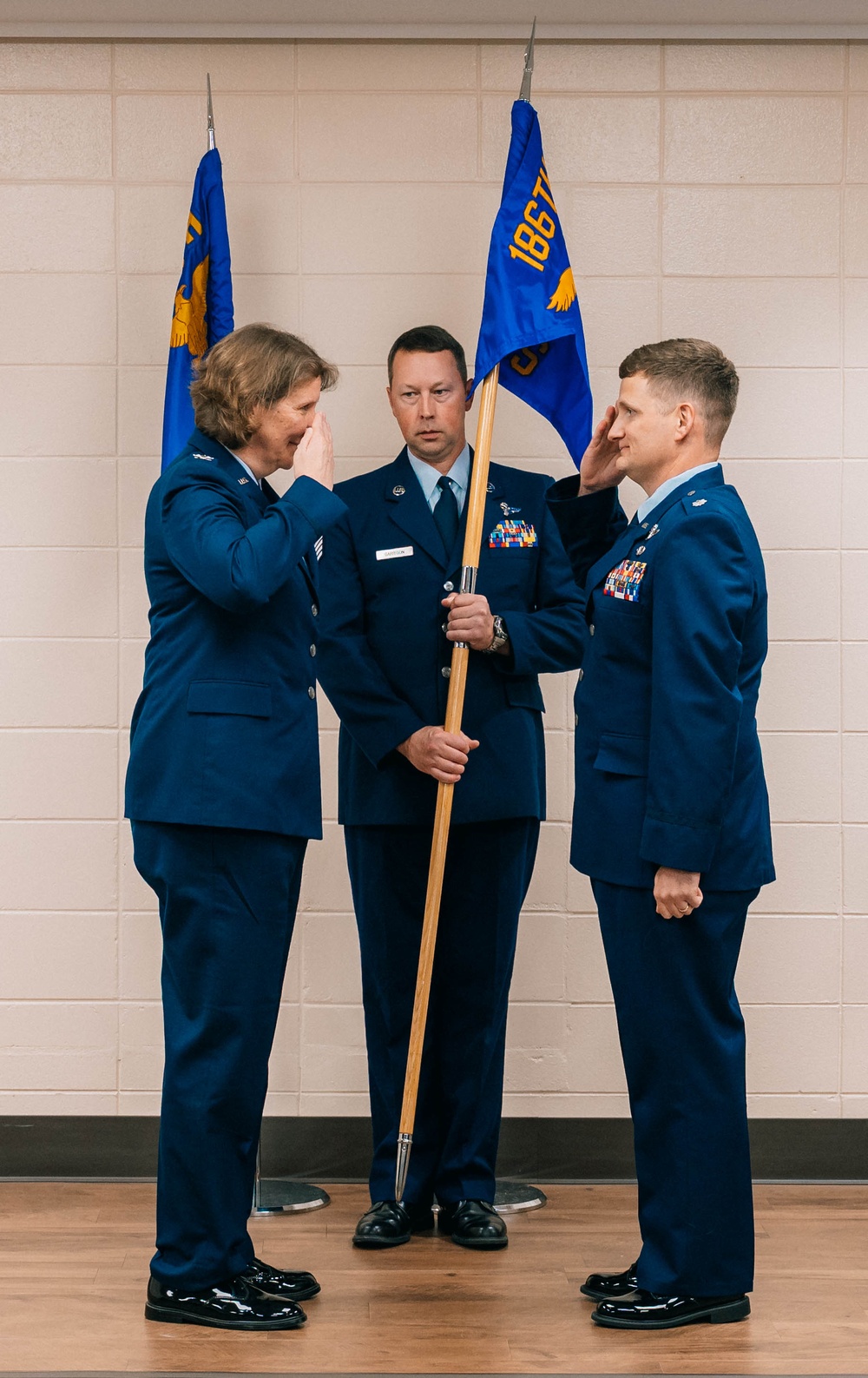 Lt. Col. Joseph Smith Assumes Command of the 186th Operations Support Squadron