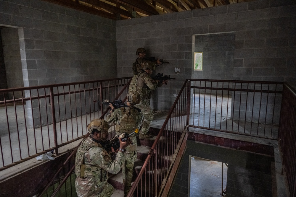 Airmen sharpen tactical skills during close quarters battle training