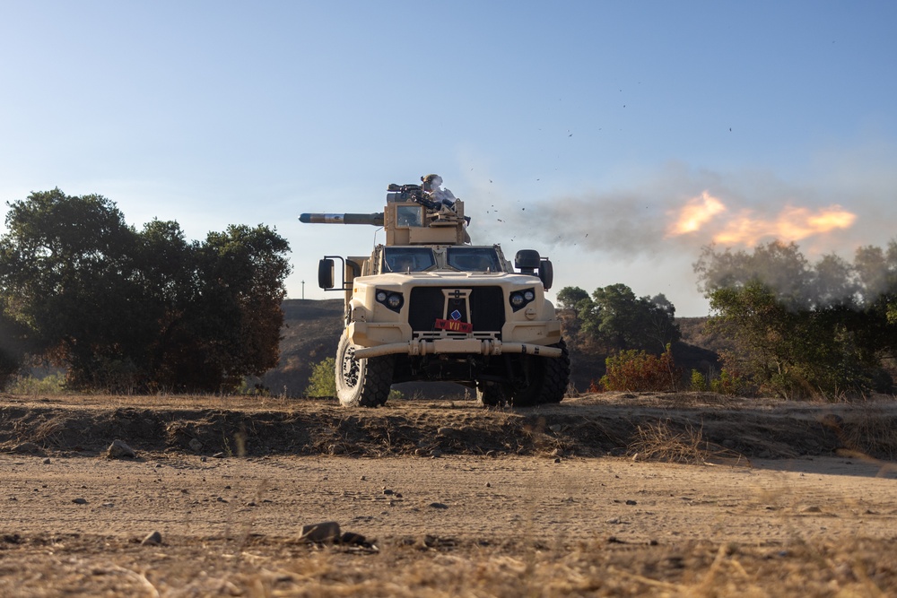 1st Bn., 1st Marines fire anti-tank missile system during live-fire range