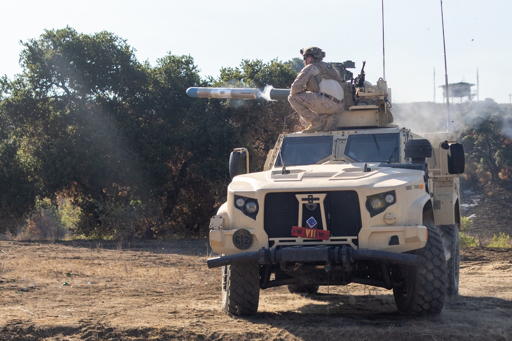 1st Bn., 1st Marines fire anti-tank missile system during live-fire range