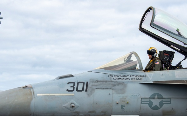 USS Carl Vinson conducts routine operations at sea