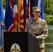 Brig. Gen. Deydre S. Teyhen, commanding general, Medical Readiness Command, Pacific &amp; director, Defense Health Network Indo-Pacific, speaks at Madigan’s Swan Plaza