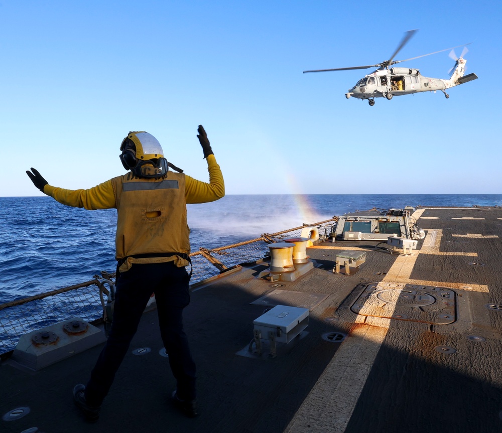 USS Bainbridge (DDG 96) Flight Deck Operations