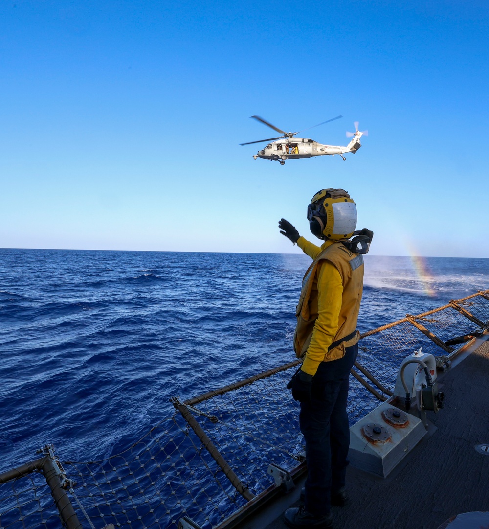 USS Bainbridge (DDG 96) Flight Deck Operations