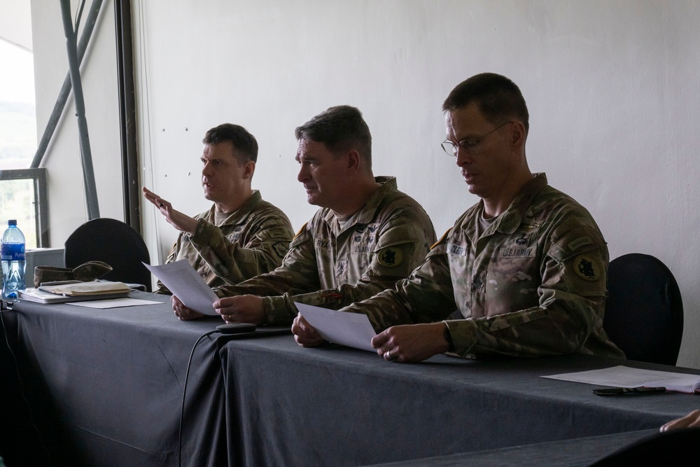 U.S. Army South Commander General Ryan visits service members in Panama