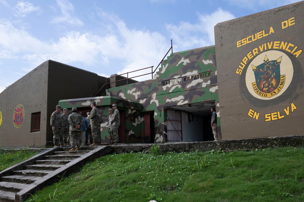 U.S. Army South Commander General Ryan visits service members in Panama